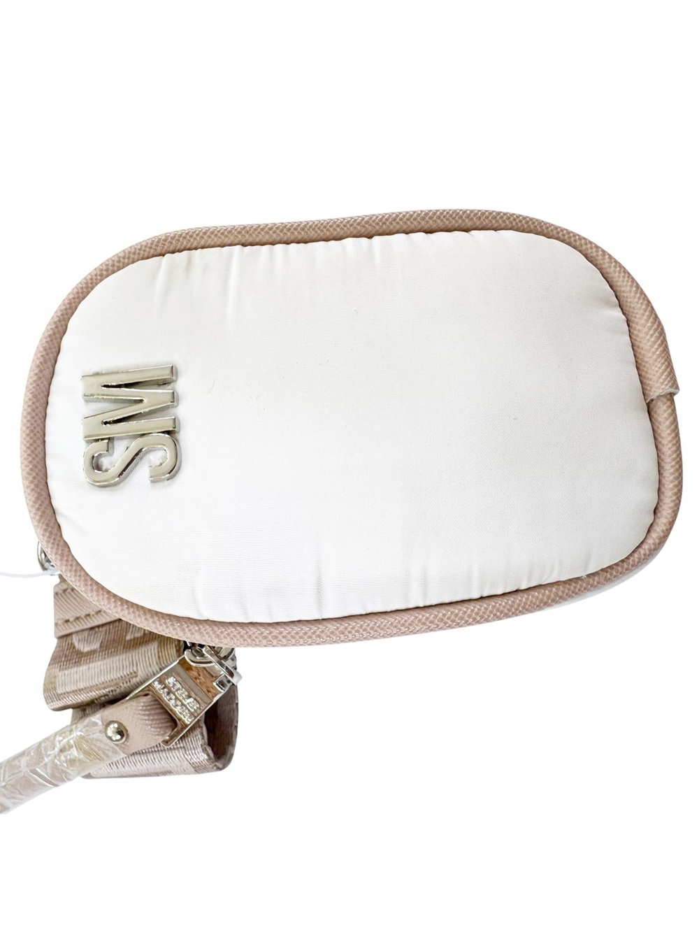 NWT Steve Madden Move Utility Crossbody Bag Cream and Tan With FLAWS - Picture 14 of 14